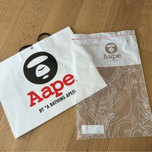 Aape Zip top bag and shopping bag